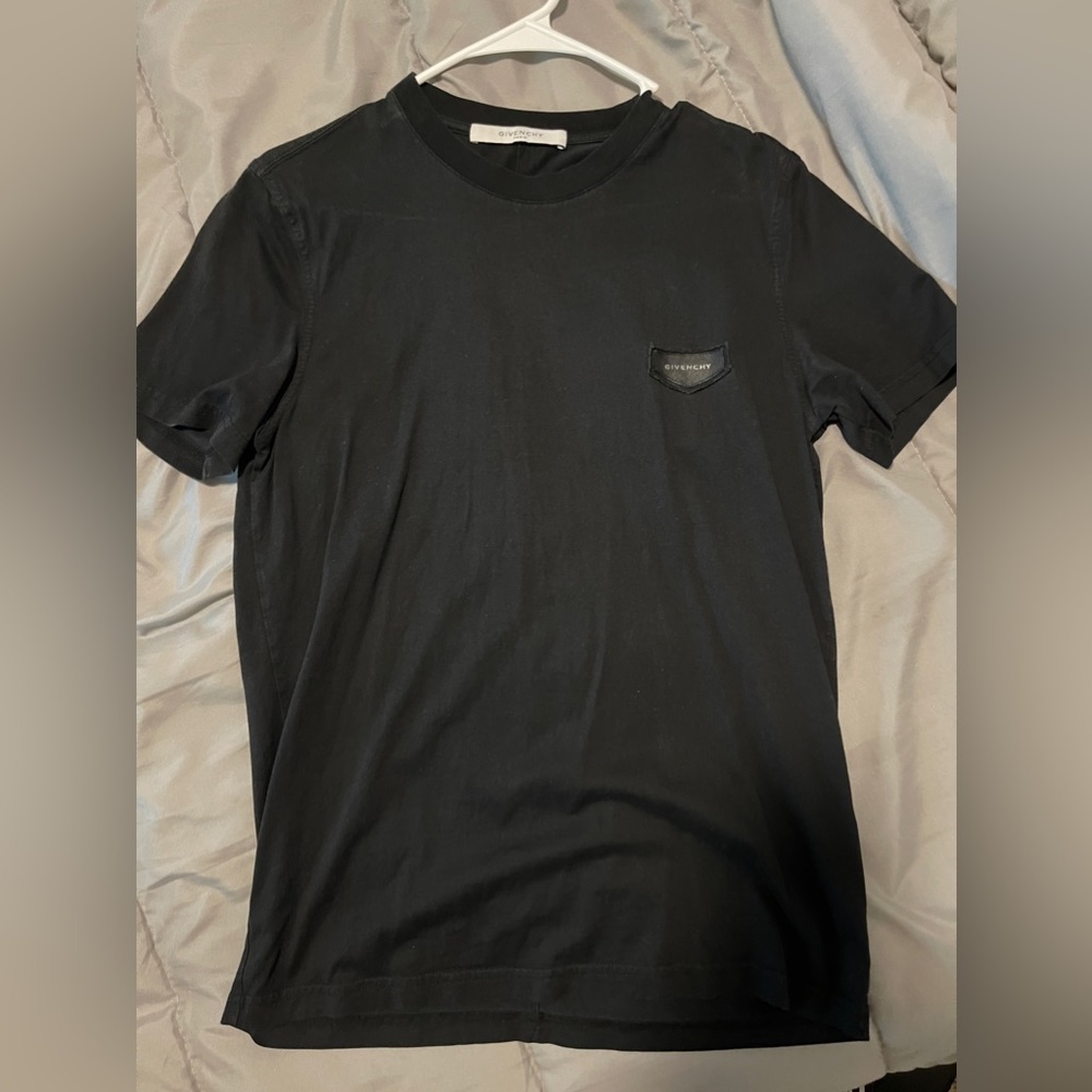 Givenchy Leather Patch Tee - image 1